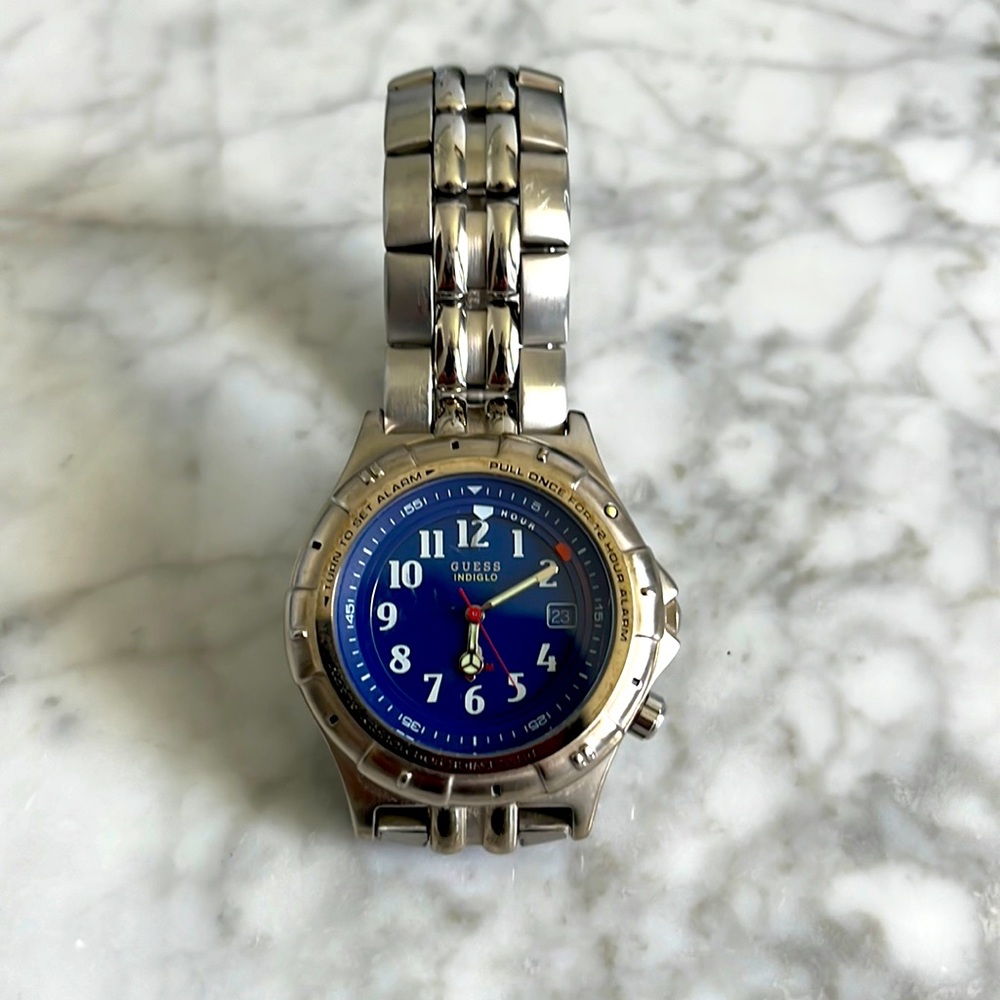 Guess stainless steel watch